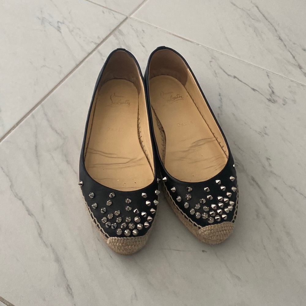 Christian Louboutin studded flats